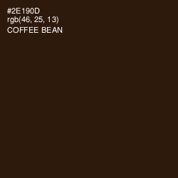 #2E190D - Coffee Bean Color Image